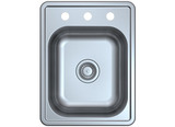 Stainless Steel Single Bowl Drop-in Sink JC1009