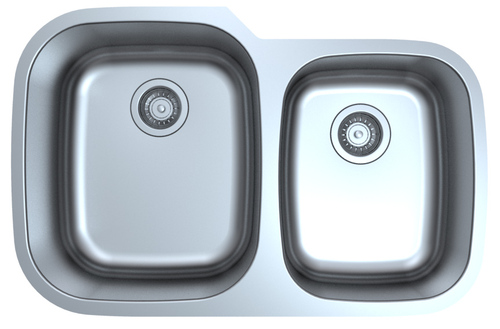 Stainless Steel Double Bowl Undermount Sink JC2001R