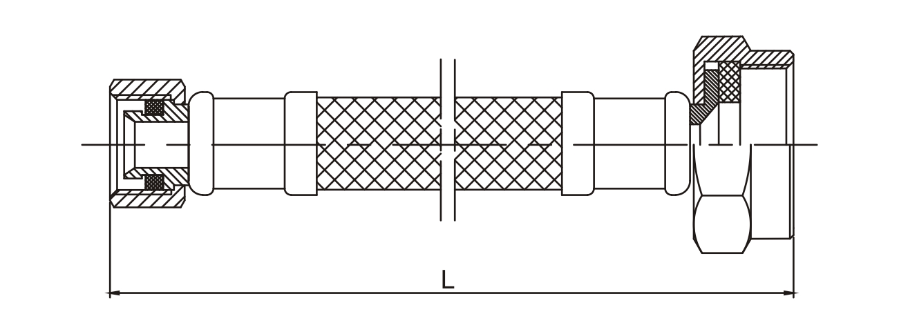 PVC Toilet Hose &nbsp; &nbsp; &nbsp; &nbsp; &nbsp; &nbsp; JCPTH-1004.jpg