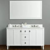 60 inch White New customized Sanitary ware furniture modern bathroom vanity