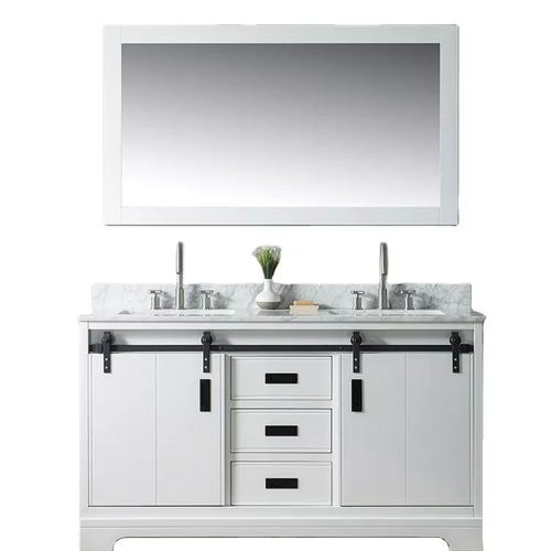 JC classic White wooden bathroom vanity bathroom cabinet