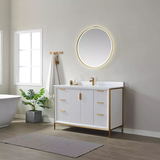 Furniture villa apartment projects customized bathroom vanity 42 inch