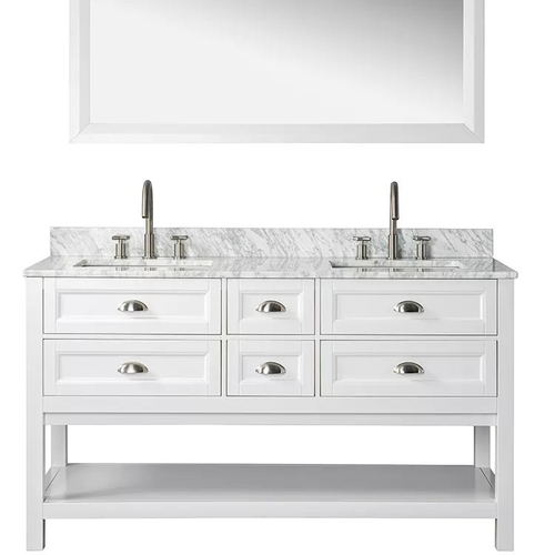 60 inch double sink bathroom vanity wooden bathroom cabinet