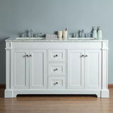 60inch White customized Sanitary ware furniture modern bathroom vanity