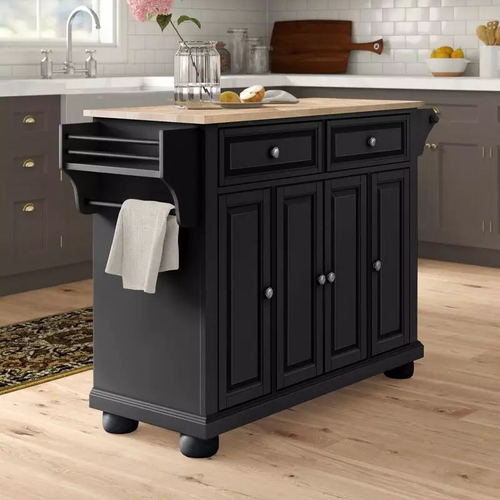 Best Seller Kitchen Furniture Block Trolley Wood Modern Kitchen Furniture Trolley Kitchen Storage Is