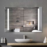 Full Length Rectangle Led mirror with led lighted Wall Hanging Backlit Magic LED Bathroom mirror